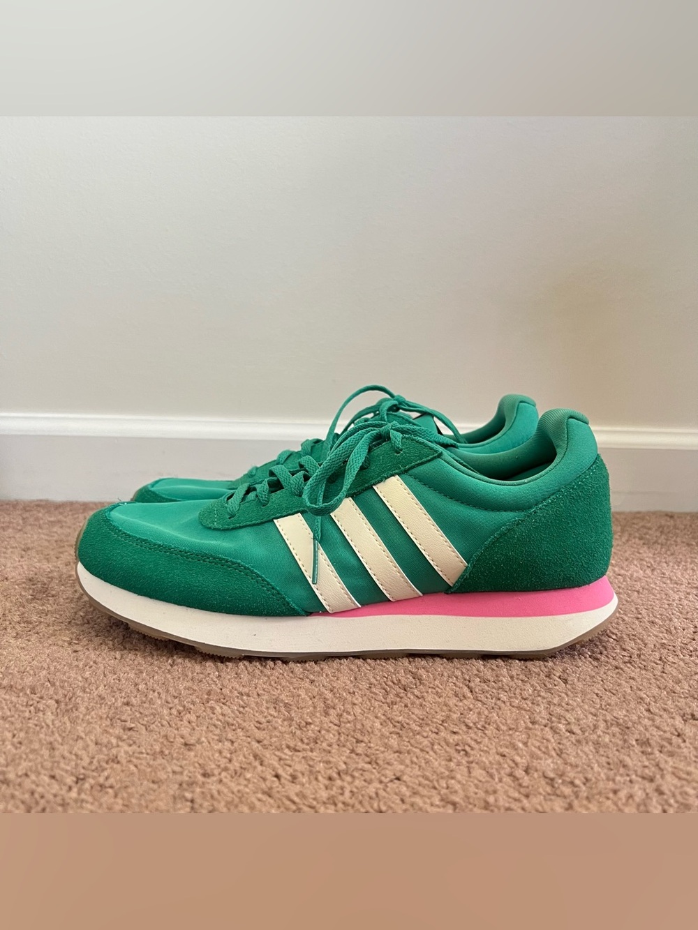 adidas Green and pink Sneakers